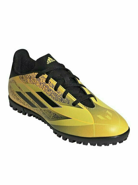 Adidas Παιδικά Ποδοσφαιρικά Παπούτσια Speedflow με Σχάρα Κίτρινα