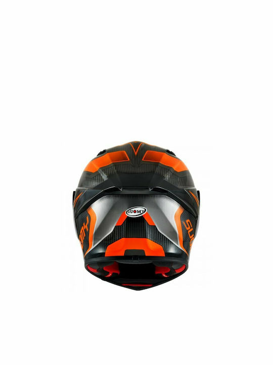 Suomy TX-Pro Advance Orange Fluo Motorradhelm Volles Gesicht ECE 22.06 Gewicht (+/-50 gr) mit Pinlock