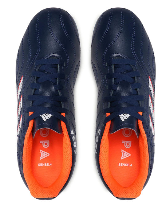Copa Sense.4 Kids Molded Soccer Shoes Blue