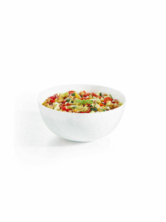 Luminarc Diwali Salad Bowl Glass White 25.6x25.6cm 1pcs