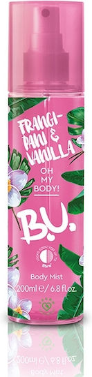 B.U. Frangipani & Vanilla Body Mist 200ml