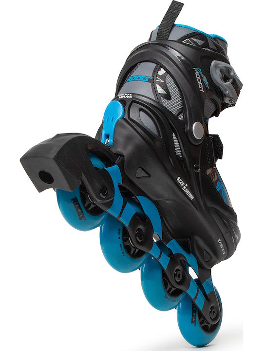 Roces Moody Boy Tif Inline Αυξομειούμενα Rollers Μαύρα Παιδικά