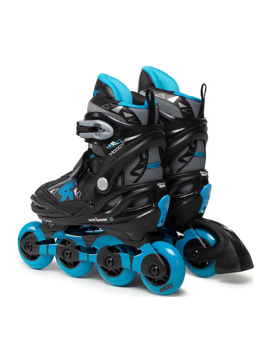 Roces Moody Boy Tif Inline Αυξομειούμενα Rollers Μαύρα Παιδικά