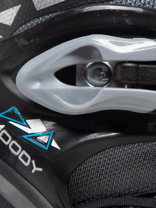 Roces Moody Boy Tif Inline Αυξομειούμενα Rollers Μαύρα Παιδικά