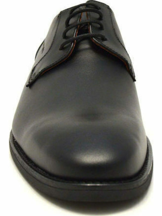 -1040 Leder Herren Freizeitschuhe Anatomisch Schwarz