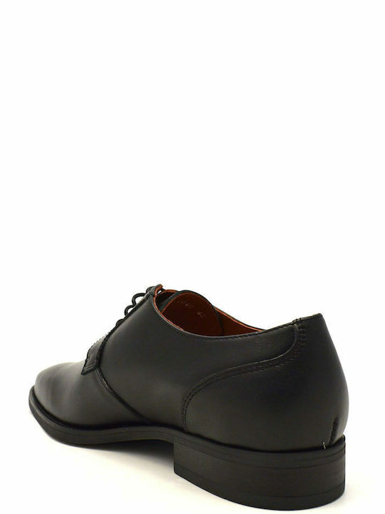 -1040 Leder Herren Freizeitschuhe Anatomisch Schwarz