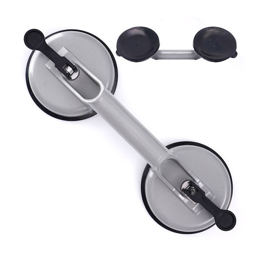 Tagred Dublu Ventuză Aluminiu Diametru 120mm cu Capacitate de Prindere 100kg