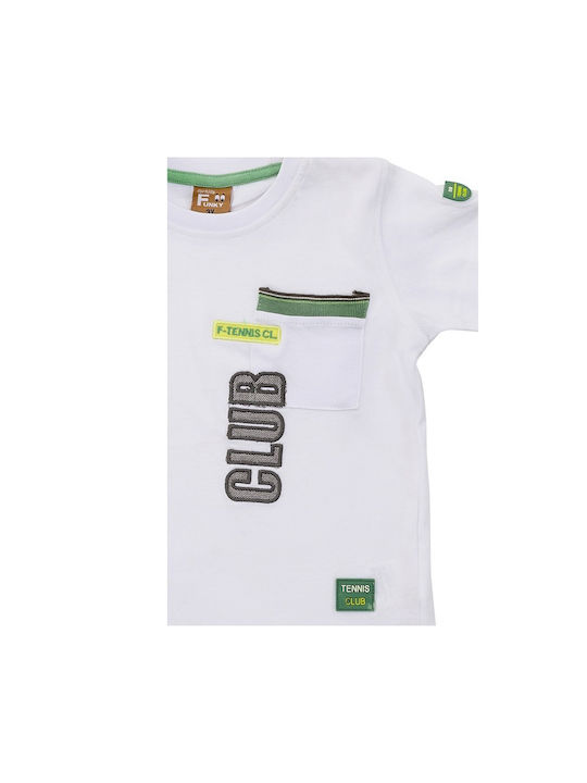 Funky Tricou pentru copii Alb