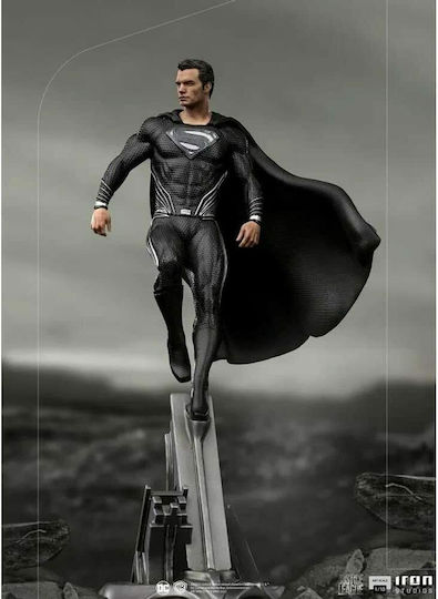 Iron Studios DC Comics Justice League: Superman Black Suit Φιγούρα ύψους 30εκ. σε Κλίμακα 1:10