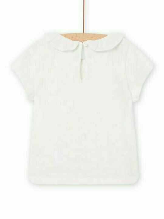 Dpam Kids Blouse Short Sleeve Ecru