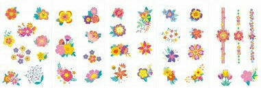 Avenir Flowers Kids Tattoos