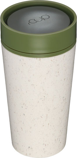 rCUP Circular & Co Κούπα από Ανακυκλωμένο Χαρτί Cream and Honest Green 340ml