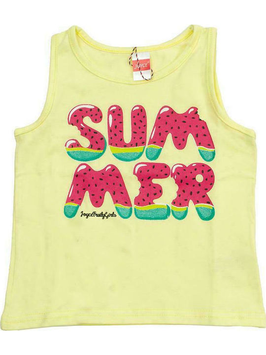 Set of Kids' Shirts Yellow Summer