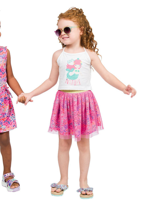 Energiers Kids Blouse Sleeveless Ecru