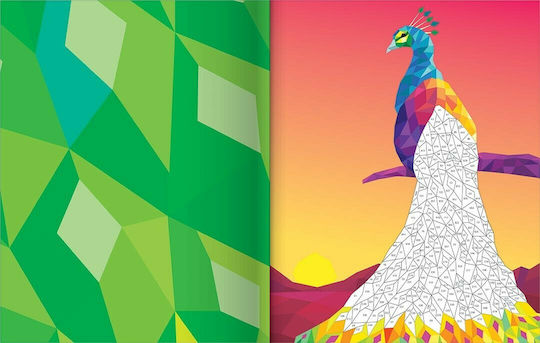 Hinkler Αυτοκόλλητα Kaleidoscope Sticker Mosaic: Neon Nature