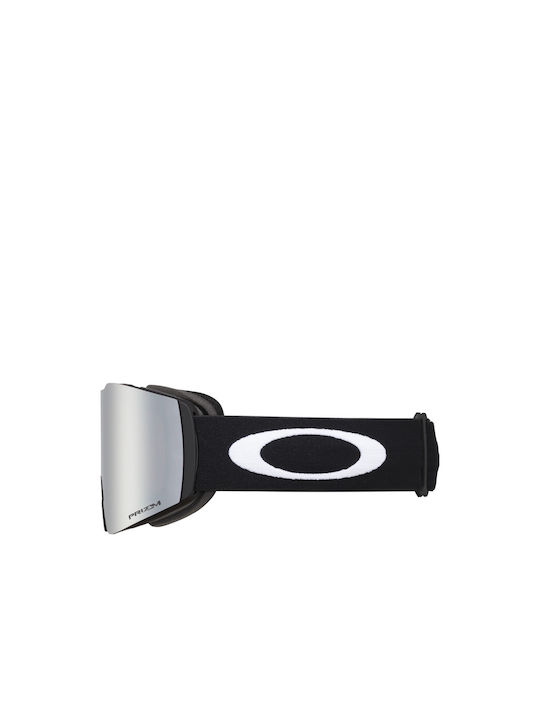 Oakley Fall Line XL Μάσκα Σκι & Snowboard Ενηλίκων Μαύρη με Φακό σε Μαύρο Χρώμα