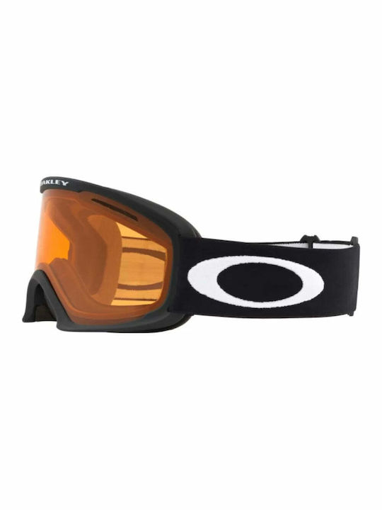O-Frame 2.0 Pro Μάσκα Σκι & Snowboard Ενηλίκων Μαύρη με Φακό Πορτοκαλί