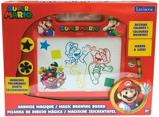 Lexibook Super Mario Дъска Пиши – Трий 32x23,5 см
