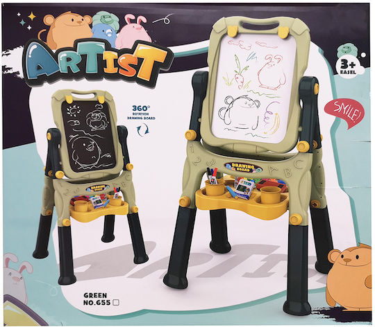 Zita Toys Πίνακας Μαρκαδόρου / Μαυροπίνακας Διπλής Όψης 62x44.5x110εκ.
