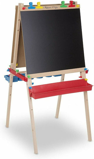 Melissa & Doug Deluxe Standing Art Easel Μαυροπίνακας Διπλής Όψης Επιδαπέδιος 66.04x66.04x119εκ.