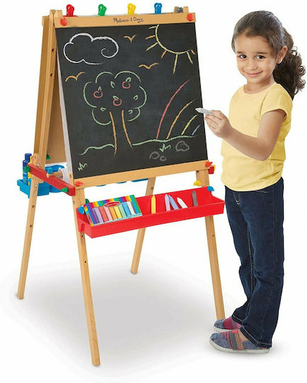 Melissa & Doug Deluxe Standing Art Easel Μαυροπίνακας Διπλής Όψης Επιδαπέδιος 66.04x66.04x119εκ.