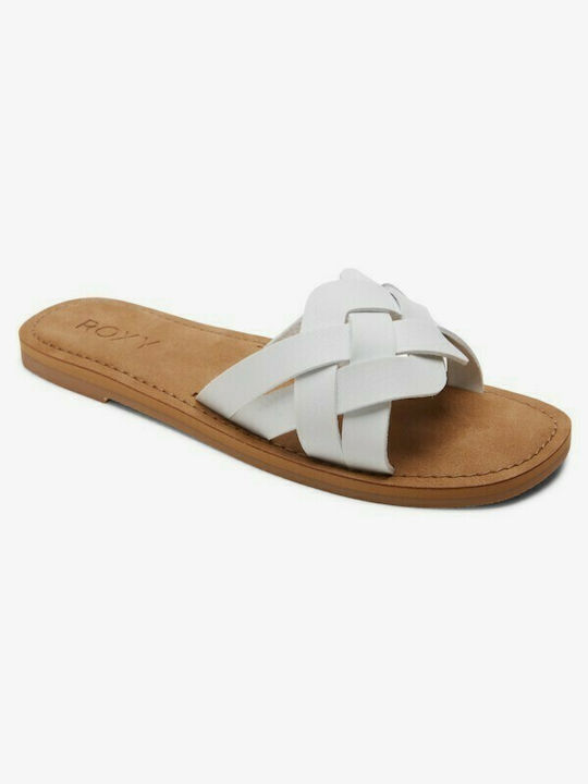 Roxy Women's Flat Sandals in White Color