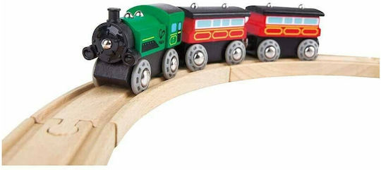 Hape Steam-Era Passenger Train made of Wood for 3+ years+ Years