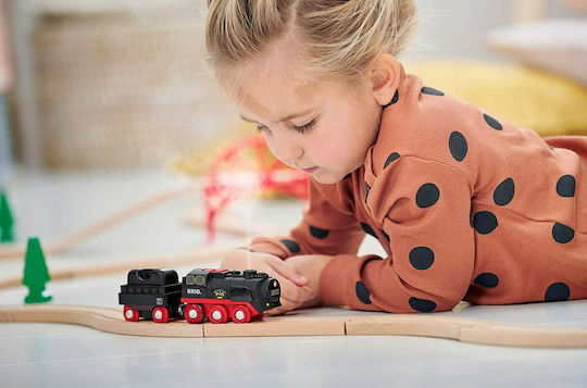 Brio Toys Trenuleț cu Lumină și Fum pentru 3+ ani+ Ani