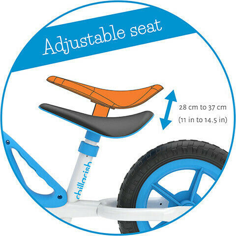 Chillafish Kids Balance Bike Charlie Blue