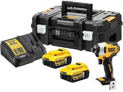 Dewalt Παλμικό Κατσαβίδι Μπαταρίας Brushless 18V 2x5Ah