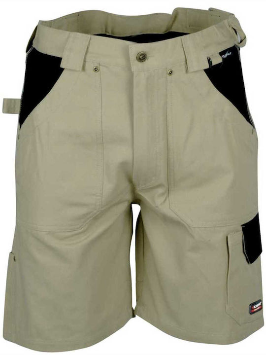Cofra Tile Work Shorts Khaki