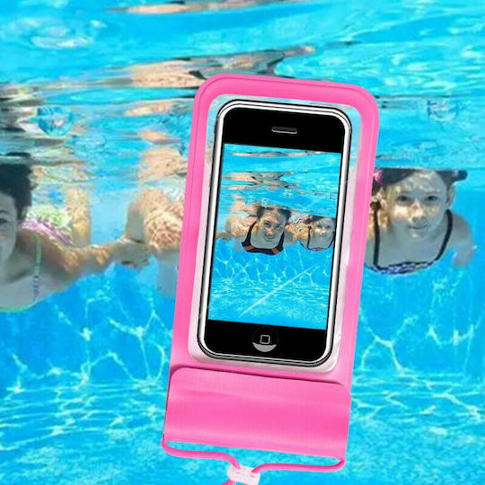Hurtel Waterproof Phone Case Водоустойчив калъф до 6.6" Розов