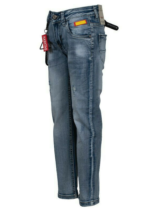 Kinder Schlaghose Jeans Blau
