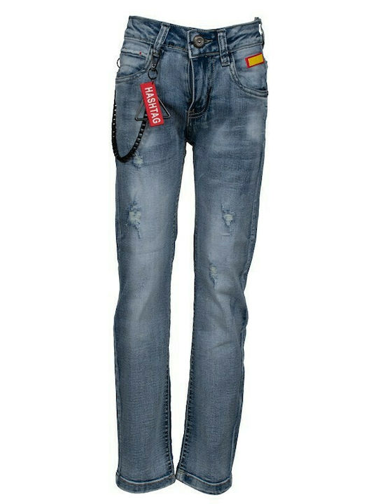 Kinder Schlaghose Jeans Blau