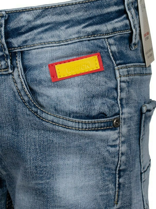 Kinder Schlaghose Jeans Blau