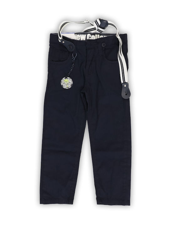 New College Boys Fabric Trouser Blue