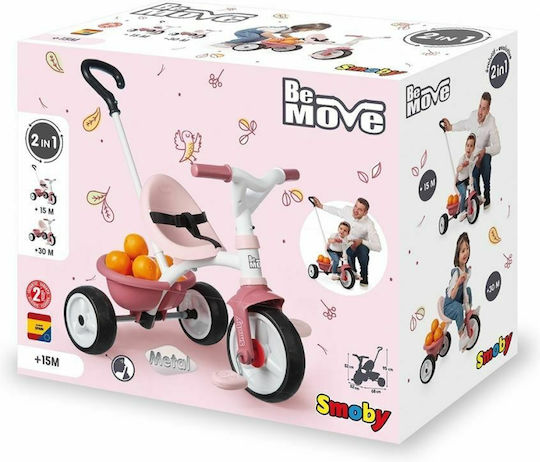 Smoby Be Move mit Elterngriff für 15 Monate Rosa