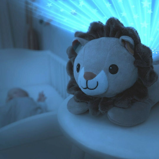 Zazu Sleep Toy Leo Projection made of Fabric with White Noise and Light for 0++ Months