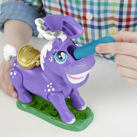 Hasbro Play-Doh Knete - Spiel-Set Animal Crew Naybelle Show Pony für Alter 3+ 3er-Pack