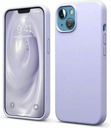 Elago Soft Back Cover Silicone Purple (iPhone 13) ES13SC61-PU