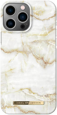 iDeal Of Sweden Fashion Задна корица Пластмаса Golden Pearl Marble (iPhone 13 Pro - iPhone 13 Про) IDFCSS20-I2161P-194