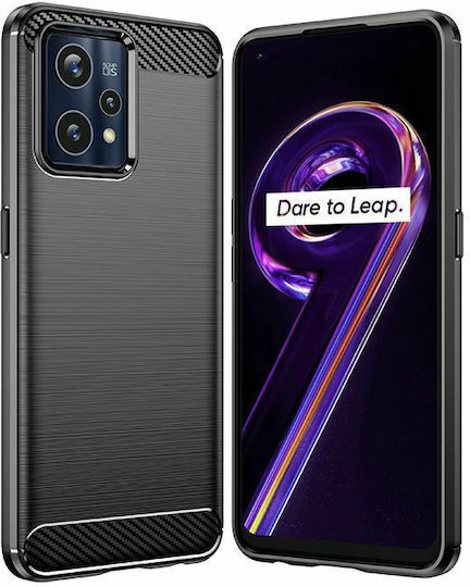Tech-Protect Задна корица Силикон Черен (Realme 9 Pro+)