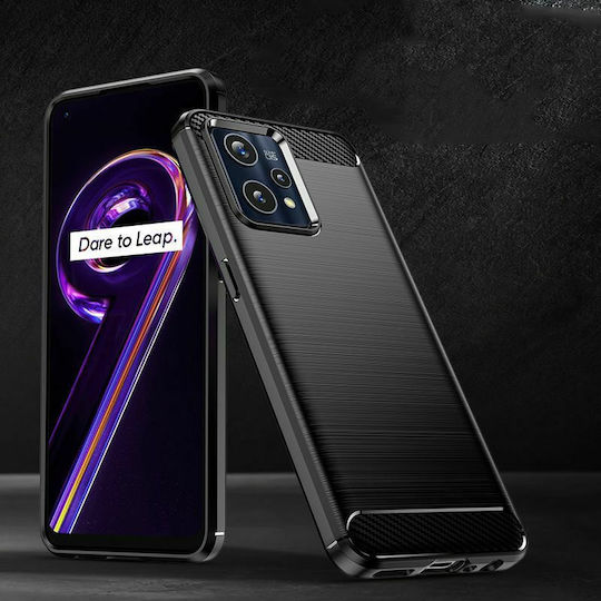 Tech-Protect Задна корица Силикон Черен (Realme 9 Pro+)