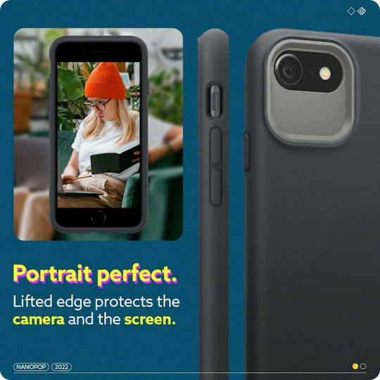 Caseology Nano Pop Back Cover Πλαστικό / Σιλικόνης Black Sesame (iPhone SE 2022/2020)