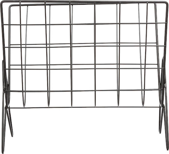 Θήκη Περιοδικών Μεταλλική Μαύρη 18.5x35.5x31.5εκ. 140193 Θήκη Περιοδικών Μεταλλική Μαύρη 18.5x35.5x31.5εκ. 140193