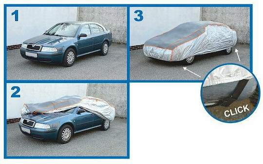 Compass Covers for Car with Carrying Bag 530x177x119cm for Hail Waterproof XLarge for Sedan / Station Wagon / Coupe Secured with Elastic