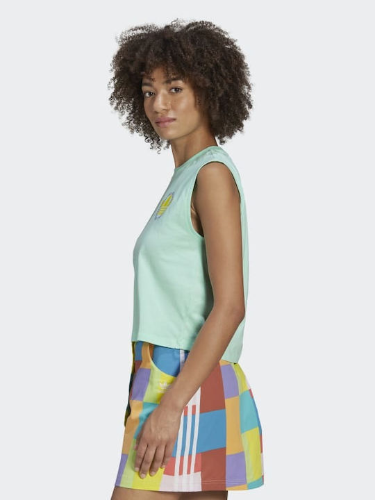 Summer Surf Γυναικείο Αθλητικό Crop Top Αμάνικο Pulmin
