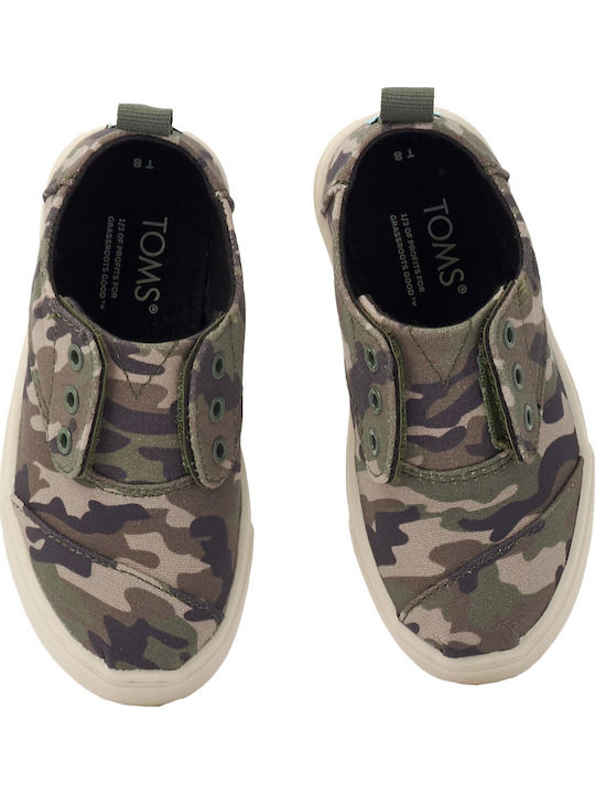 Kinder Sneakers Slip-on Khaki