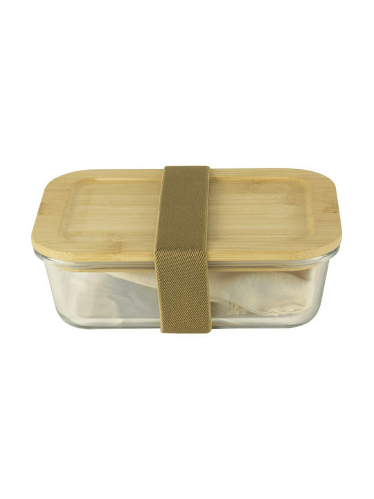 Pebbly Lunchbox Glas Beige 5Stück