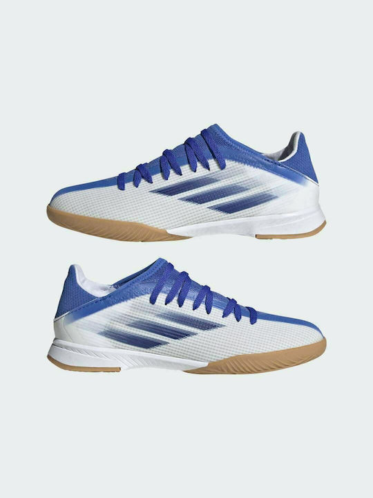 X Speedflow 3 IN Kids Soccer Cleats Indoor Cloud White / Legacy Indigo / Hi-Res Blue